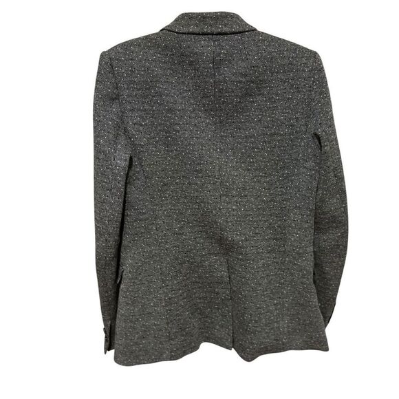 Theory Dancey K Kenmore Gray Knit Longline Blazer - Picture 9 of 11